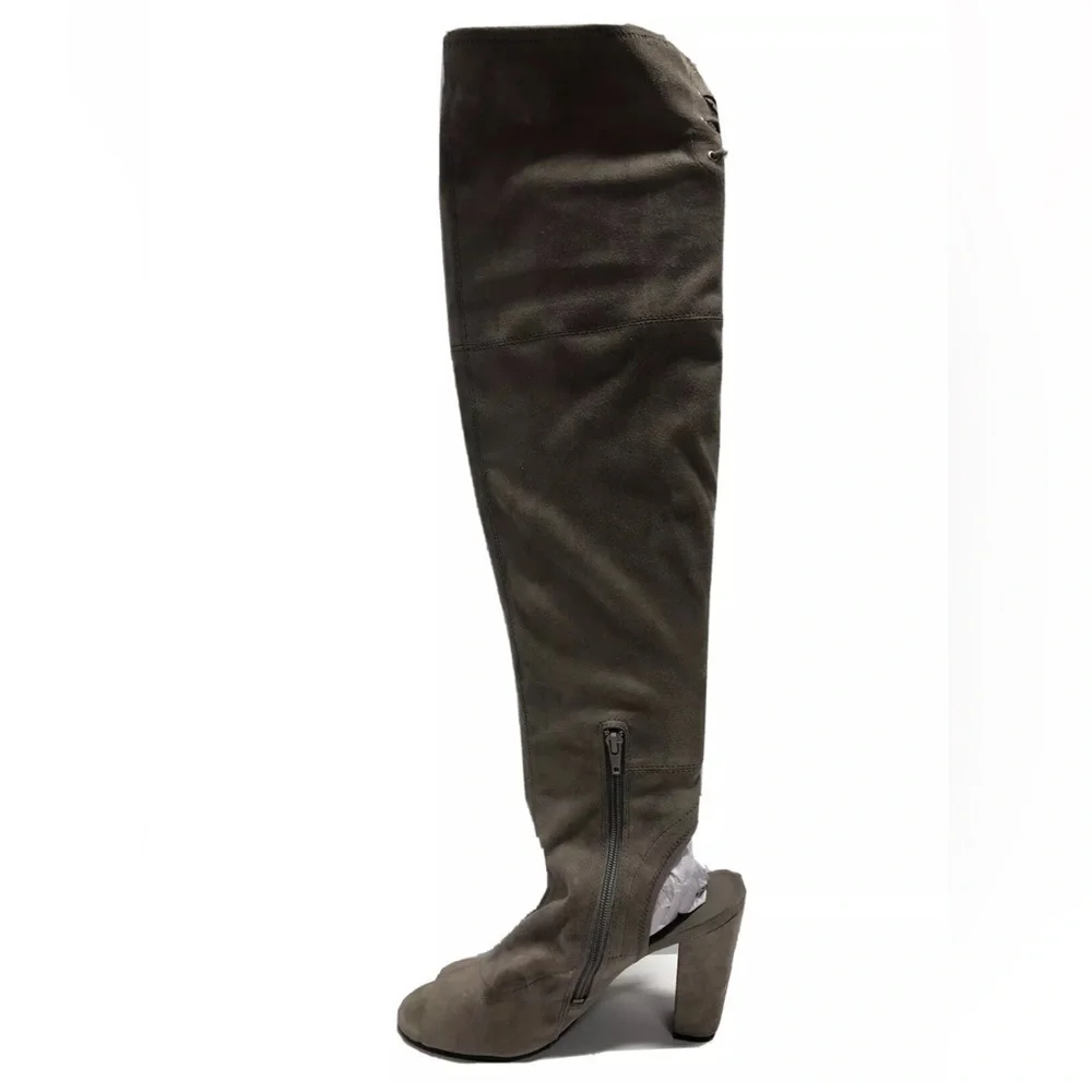 Guess Women’s Galle, Open Toe Over The Knee Boots, Size 9.5 M